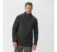Men's Grid Half-Zip Fleece, BLK M