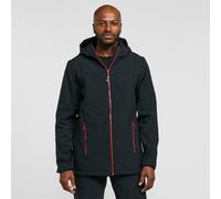 Peter Storm Men's Hooded Softshell Jacket, Polyester, Microfleece Lining, Zipped Pockets, Adjustable Hood (UK, Alpha, S, Regular, Regular, Black)