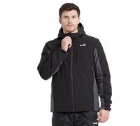 Peter Storm Men's Malham Insulated Jacket with Grown on Hood, Adjustable Hem & 4 Pockets, Waterproof, Breathable & Stretch Winter Coat (UK, Alpha, L, Regular, Regular, Black)
