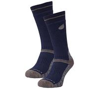Peter Storm Men's Midweight Outdoor Socks - 2 Pair Pack, Navy, XL