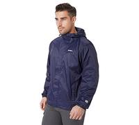 Peter Storm Men's Packable Waterproof Jacket with 2 Zipped Hand Pockets and Adjustable Hood, Pac A Mac, Rain Coat, Cagoule (UK, Alpha, 3XL, Regular, Regular, Navy)