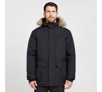 Peter Storm Men's Peter Parka III, Faux Fur Hood, 7 Pockets, Waterproof Breathable, Black XXL