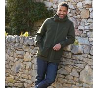 Peter Storm Men’s Spring Waterproof Jacket with Fitted Hood & 2 Zipped Pockets, Waterproof, Breathable, Insulated & Lined Raincoat (UK, Alpha, M, Regular, Regular, Khaki)