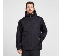 Peter Storm Men’s Storm Hooded Jacket with Fully Adjustable Hood & Hem & 3 Zipped Pockets, Waterproof & Breathable Raincoat (UK, Alpha, L, Regular, Regular, Black)