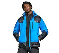 Peter Storm Mens Torrent III Waterproof Jacket with Rollaway Hood, Breathable, Lightweight & Packable Raincoat, Ideal for Commuting (UK, Alpha, M, Regular, Regular, Blue)