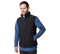 Peter Storm Men's Water Repellent Softshell Gilet with 2 Zipped Hand Pockets & Fleece Lining, Outdoors Bodywarmer (UK, Alpha, S, Regular, Regular, Black)