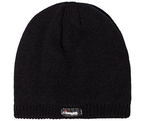 Peter Storm Men's Waterproof Knitted Beanie, Warm & Comfortable Bobble Hat, Ideal for Walking & Hiking, Cold Weather & Winter Accessories, Black, One Size