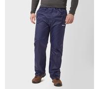 Peter Storm Men’s Packable Pants with Elasticated Waist & Stuff Sack, Waterproof, Breathable & Lightweight Over Trousers (UK, Alpha, XXL, Regular, Regular, Navy)
