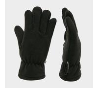 Peter Storm Unisex Double Layer Thinsulate Fleece Gloves, Winter Gloves for Men and Women, Unisex Cold Weather Gloves, Winter Accessories, Black, L/XL