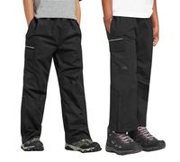 Peter Storm Unisex Storm II Trousers, Black, 11-12 Years