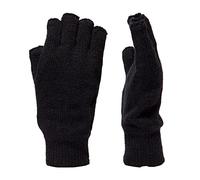 Women's Thinsulate Fingerless Gloves - Black, Black S-M