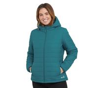 Peter Storm Women’s Blisco Jacket with Hood & 2 Pockets, Insulated, Water Repellent & Lightweight Puffer Coat (UK, Numeric, 16, Regular, Regular, Green)