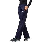 Peter Storm Women’s Packable Pants with Elasticated Waist & Stuff Sack, Waterproof, Breathable & Lightweight Over Trousers (UK, Numeric, 16, Regular, Regular, Navy)