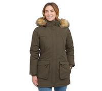 Peter Storm Women’s Paloma Waterproof Parka Jacket with Faux Fur Lined Hood & 4 Pockets, Insulated & Adjustable Winter Coat (UK, Numeric, 18, Regular, Regular, Khaki)