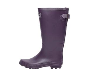 Peter Storm Women’s Tall Waterproof Wellies with Adjustable Buckle & Comfortable Lining, Full-length Wellington Boots (Purple, UK Footwear Size System, Adult, Women, Numeric, Medium, 8)