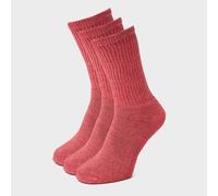 Peter Storm Women's Essential Socks - 3 Pack Lightweight Walking/Hiking - Pink 4-8