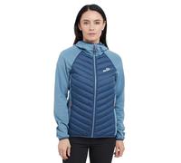 Peter Storm Women's Active Hybrid Jacket with Hood, Ripstop Fabric, Stretch Fleece & Synthetic Insulation (UK, Numeric, 14, Regular, Regular, Blue)