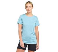 Peter Storm Women's Active Short Sleeve T-Shirt, Lightweight Breathable Polyester, Crew Neck, Relaxed Fit (UK, Numeric, 14, Regular, Regular, Blue)