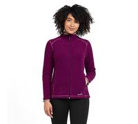 Peter Storm Women's Bracken Full Zip Fleece Jacket made with 160gm 100% Recycled Polyester, Lightweight, Warm, Soft & Comfortable Midlayer (UK, Numeric, 18, Regular, Regular, Purple)