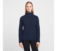 Peter Storm Women's Bracken Half Zip Fleece with Fitted Collar & Hem, Lightweight 60g Brushed Microfleece Midlayer Pullover (UK, Numeric, 20, Regular, Regular, Navy)