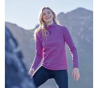 Womens Bracken Half Zip Fleece Pink, Purple 16