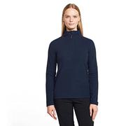 Peter Storm Women's Bracken Half Zip Fleece with Fitted Collar & Hem, Lightweight 60g Brushed Microfleece Midlayer Pullover (UK, Numeric, 20, Regular, Regular, Navy)