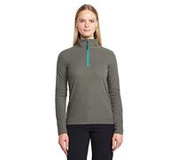 Peter Storm Women's Bracken Half Zip Fleece with Fitted Collar & Hem, Lightweight 60g Brushed Microfleece Midlayer Pullover (UK, Numeric, 14, Regular, Regular, Grey)