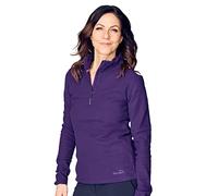 Womens Bracken Half Zip Fleece Purple, Purple 12