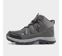 Peter Storm Buxton Mid Walking Boot - Waterproof, High-Traction Sole, Speed Lacing - Grey UK 5