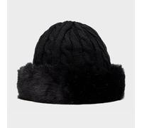 Peter Storm Women's Camilla Fur Trim Hat - Black, Black