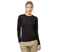 Peter Storm Women's Thermal Crew Long Sleeve Baselayer, Women's Thermal T-Shirt, Women's Warm Underwear Baselayer Top, Black, 14