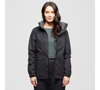 Peter Storm Women’s Downpour Waterproof Jacket with Rollaway Hood and 3 Zipped Pockets, Lightweight, Durable & Breathable Raincoat (UK, Numeric, 14, Regular, Regular, Black)