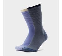 Peter Storm Walking Socks Women's Essentials 2 Pack – Lightweight, Grey S