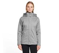 Peter Storm Womens Glide Marl Waterproof Jacket with Adjustable Hood, Hiking Raincoat - Grey - Size 22 UK