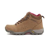 Peter Storm Women's Grizedale Waterproof Mid Walking Boots with High Traction Outsole, Trekking & Hiking Footwear (Brown, UK4)