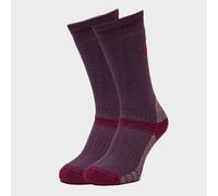 Women's Heavyweight Outdoor Socks - 2 Pack, Purple S