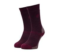 Peter Storm Women's Midweight Coolmax Hiking Socks, Women's Walking Socks, Women's Trekking Socks, Pack Of Two, Purple, M