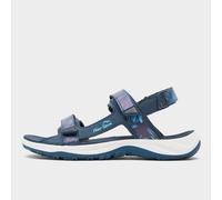 Peter Storm Women's Noosa Palm Sandal, Blue 5 WMNS
