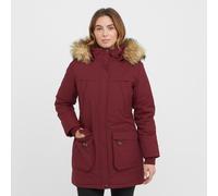 Peter Storm Women's Paloma Parka - Waterproof, Faux-Fur Lined Hood, 4 Pockets, Insulated - Red 16