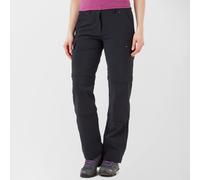 Peter Storm Women's Stretch Double Zip Off Walking Trousers, Black