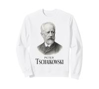Peter Tchaikovsky Portrait Vintage Composer Classical Music Sweatshirt