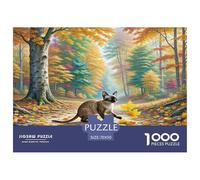 Peter The Bald Cat 1000 Pieces Animal Jigsaw Puzzles with Paper Art Creativity & Gift Giving Families Fit Educational Games 70x50cm/1000pcs