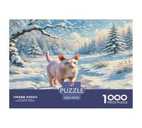 Peter The Bald Cat 1000 Pieces Animal Jigsaw Puzzles with Paper Art Creativity & Gift Giving for Adults And Kids Age 12 Years Up Stunning Puzzle 70x50cm/1000pcs