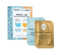 Peter Thomas Roth Holiday Kit - Hydra-Gel Travel Pack 4-Pairs (2x Water Drench + 2x 24K Gold) - Luxury Under-Eye Patches with Hyaluronic Acid, Collagen & 24K Gold - Hydrating, Firming & Brightening