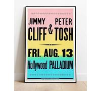 Peter Tosh Jimmy Cliff Promo Concert Tour Live : A Huge 36"x24" Poster Print Vintage Retro Reproduction : BRING YOUR WALLS TO LIFE ! #3