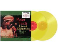 Peter Tosh - Live & Dangerous: Boston 1976 2x Translucent Yellow Vinyl LP (New)