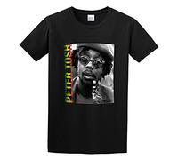 Peter Tosh Men's T-Shirt Graphic Printed Black Tee XXL
