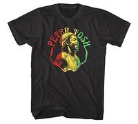 Peter Tosh Rastafari is Men's T Shirt Reggae Activist Legalize Legacy Dredd Black Black M