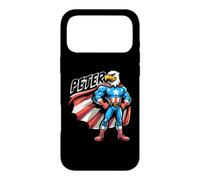 Peter USA Eagle Patriotic Superhero for Boys Name Peter Case for iPhone 17 Pro Max
