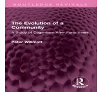 Peter Willmott Evolution of a Community Paperback Book Peter Willmott Multicolor